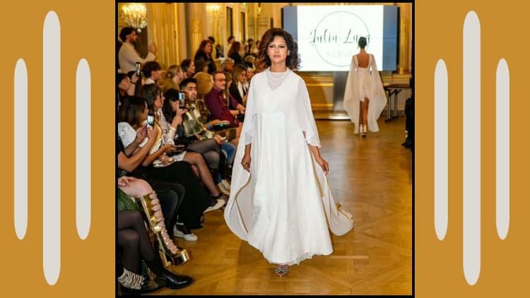 Maksuda Akhter walks Paris Fashion Week runway