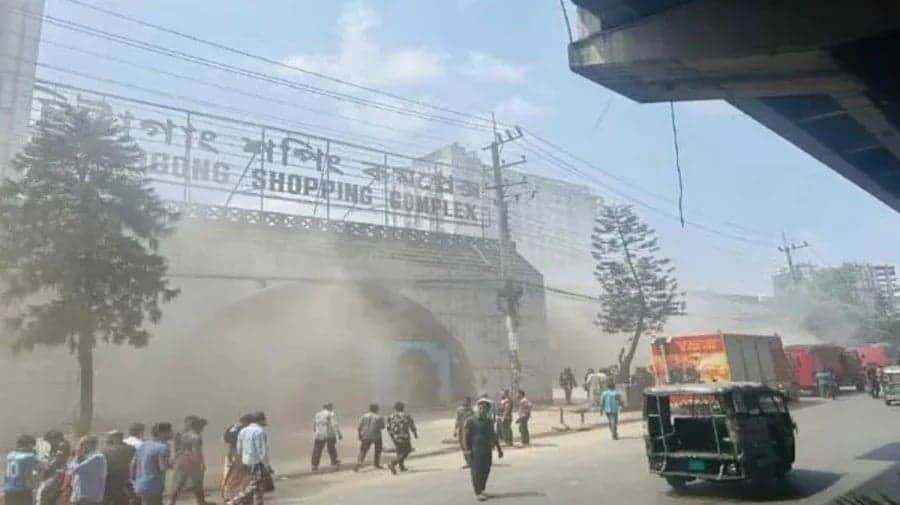 Fire brought under control at Chattogram Shopping Complex