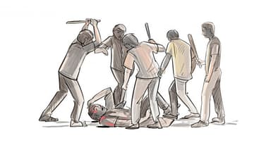 Youth beaten to death on charges of insulting religion, body set on fire