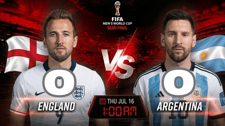 Argentina vs England —World Cup: Live score and match stats