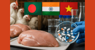 Antibiotic levels exceed safe limits in poultry from Bangladesh, 2 other countries