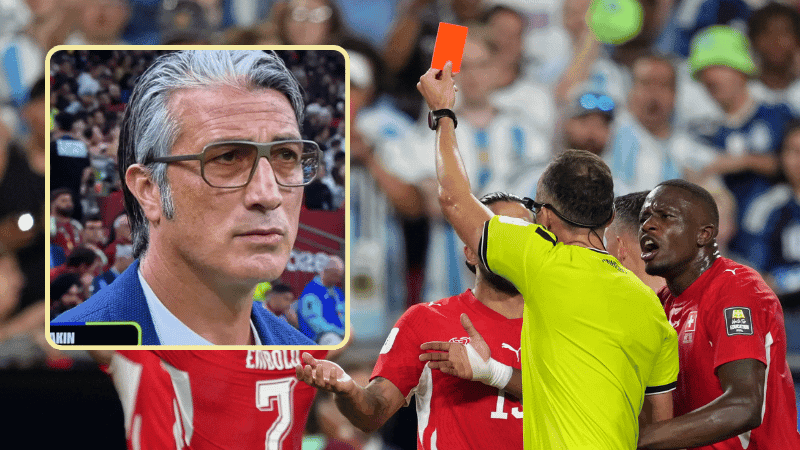 I don't know how this rule was made: Swiss coach rages after red card drama