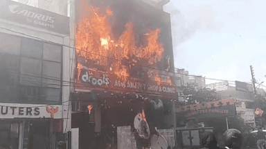 13 killed in devastating fire at coaching center in Uttar Pradesh
