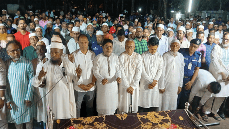 Burial of July Movement martyr Jasim Uddin’s daughter completed