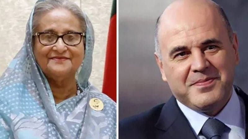 Russian PM congratulates Sheikh Hasina