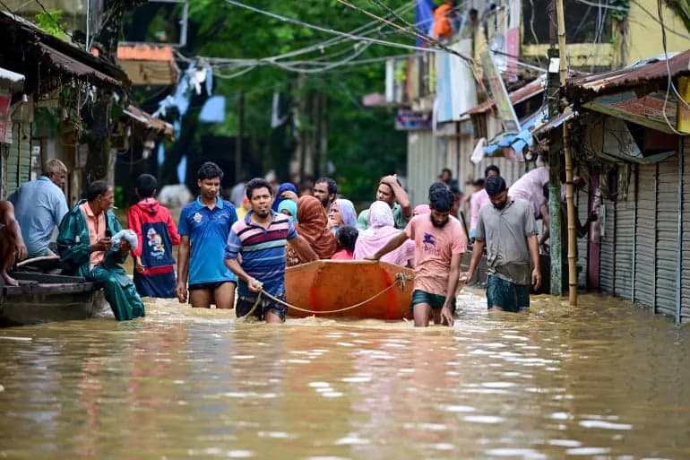 27 die, 56 lakh affected in flood