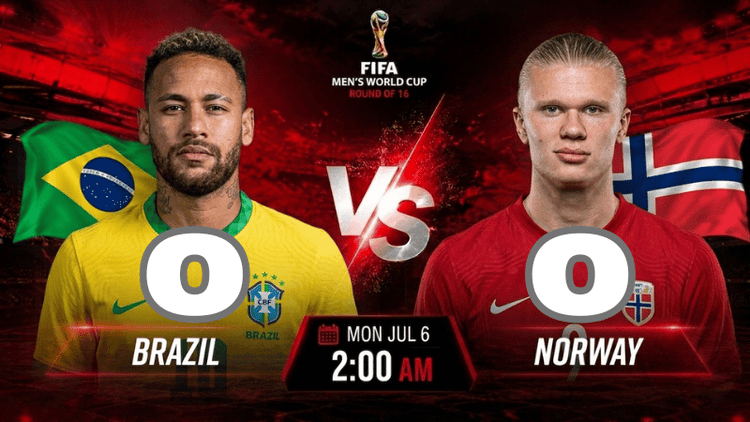 Brazil vs Norway —World Cup: Live score and match stats
