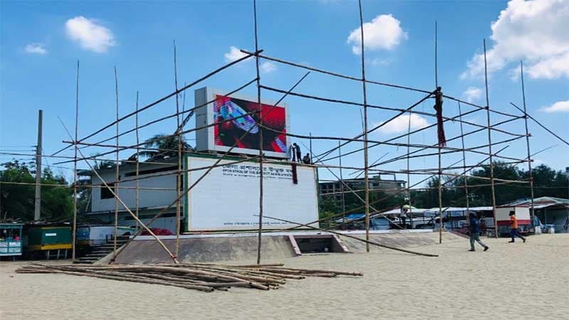 Final prep underway for biggest idol-immersion ceremony in Cox’s Bazar