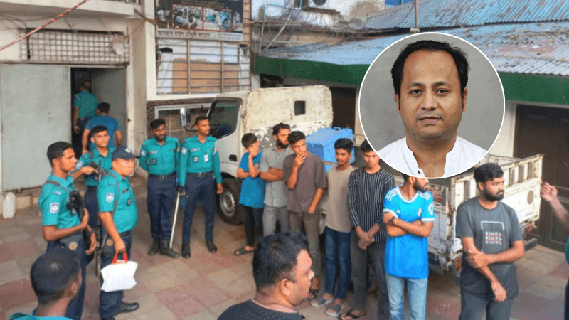 Police capture 7 raiding former minister Nowfel's house