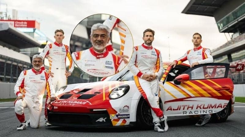 Tamil actor Ajith Kumar escapes unhurt after car crash in Dubai