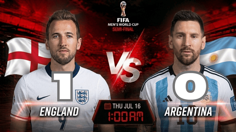 Argentina vs England —World Cup: Live score and match stats