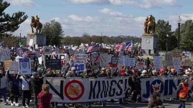 Millions rally across US in ‘No Kings’ protests against Trump