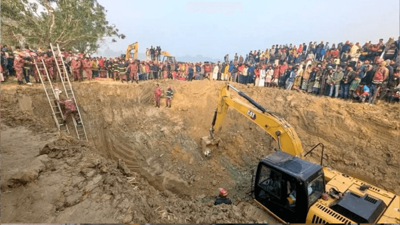 Child still trapped in abandoned tube well shaft, rescuers begin tunneling effort