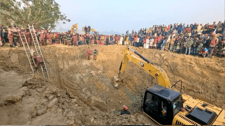 Child still trapped in abandoned tube well shaft, rescuers begin tunneling effort