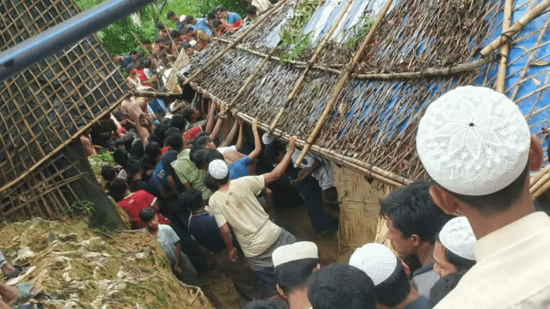 Rohingya camp landslide kills 7 students among 8