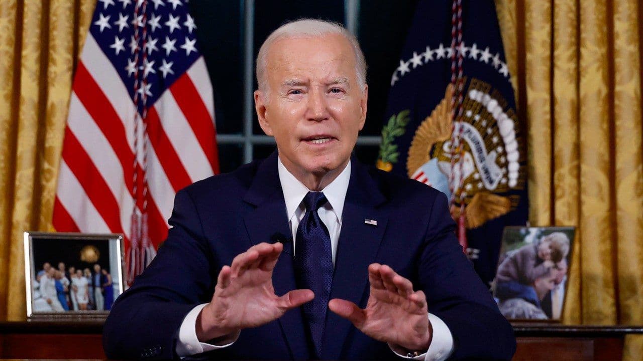 Biden urges 'path to peace' in Israel-Hamas war