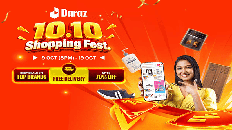 Daraz launches 10.10 shopping fest with flash deals, brand discounts