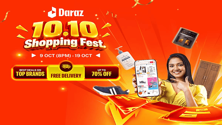 Daraz launches 10.10 shopping fest with flash deals, brand discounts