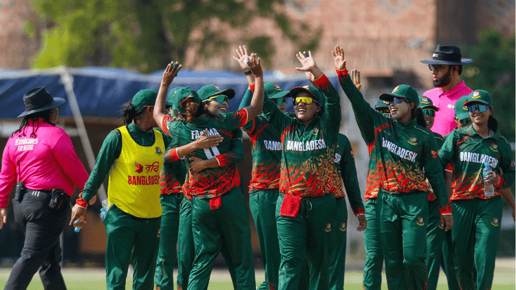 Tigresses register first victory in tri-series T20
