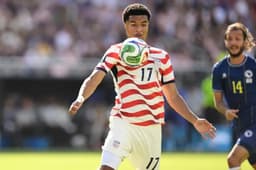 Balogun gives USA half-time lead over Bosnia