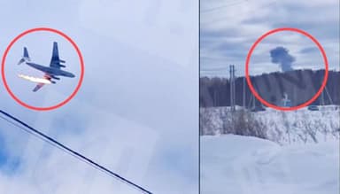 7 killed as Russian military cargo plane crashes near Moscow