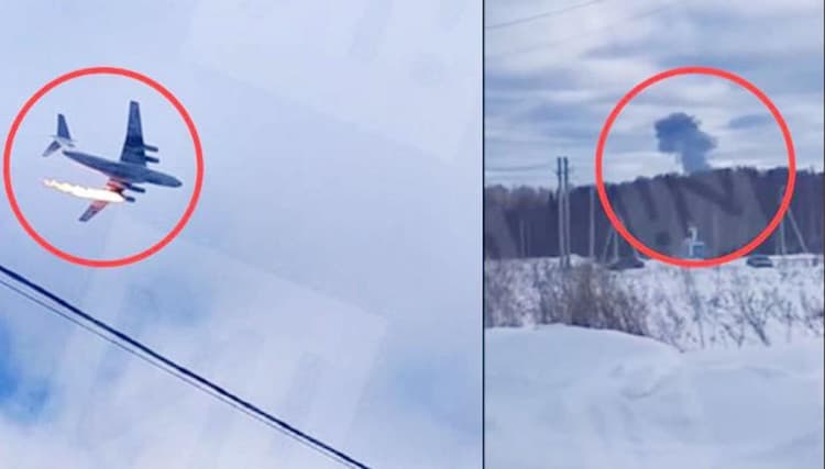 7 killed as Russian military cargo plane crashes near Moscow