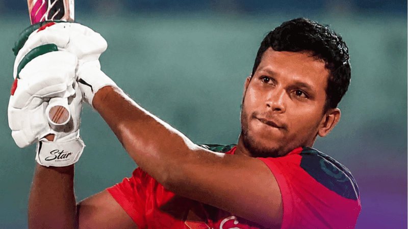Saifuddin becomes first Bangladesh batter to hit four consecutive sixes