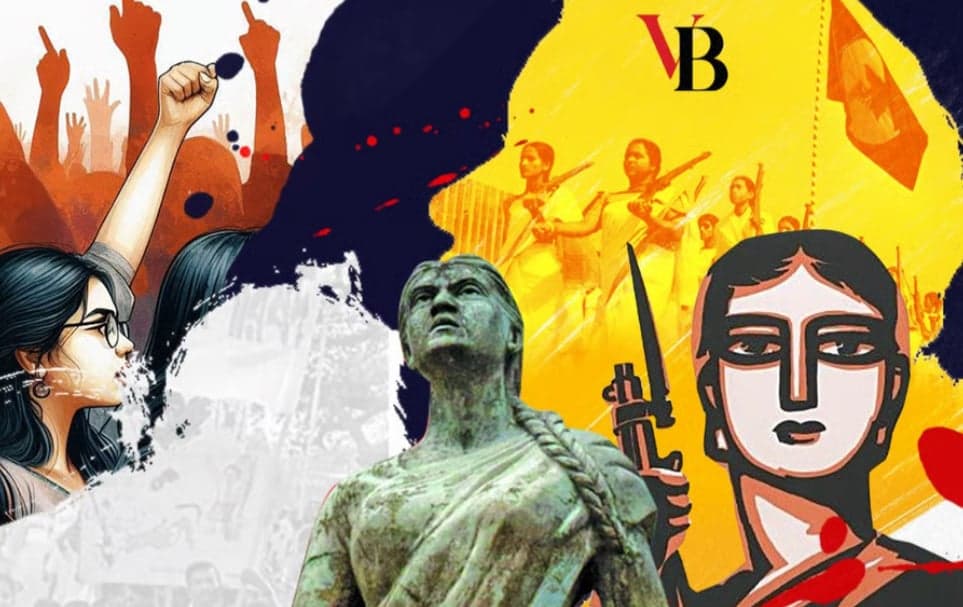 Guerrilla girl, Pakistani child, boatman's wife and bullet-hit Pakistani woman