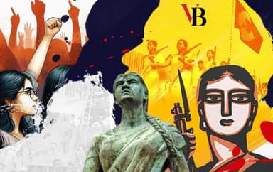 Guerrilla girl, Pakistani child, boatman's wife and bullet-hit Pakistani woman