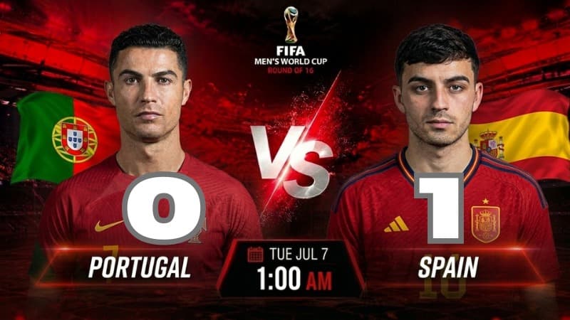Portugal vs Spain —World Cup: Live score and match stats
