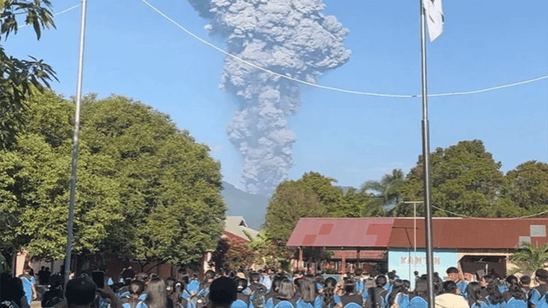 3 dead after volcano erupts on Indonesian island