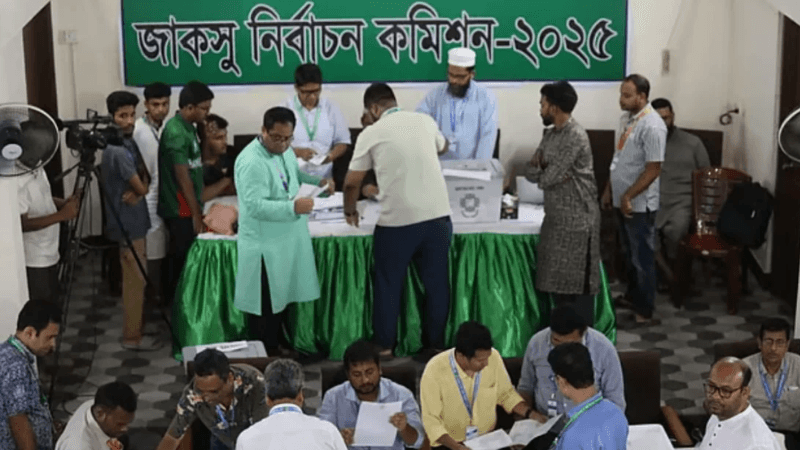 Vote counting underway in mourning atmosphere at JU