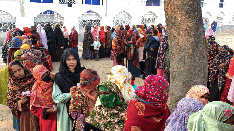 Around 44% votes cast in Rajshahi by 11am