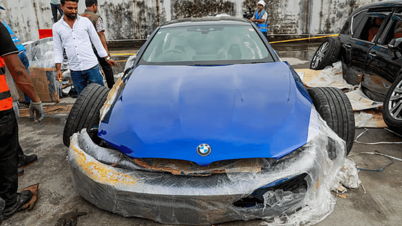 Fragmented luxury cars seized in Chattogram after Mongla under same importer