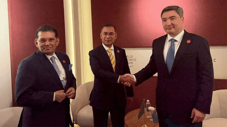 Tarque Rahman, Kazakh PM hold talks in Dalian