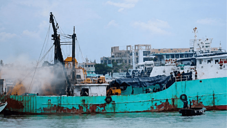 2 succumb to injuries in fishing trawler fire in Karnaphuli