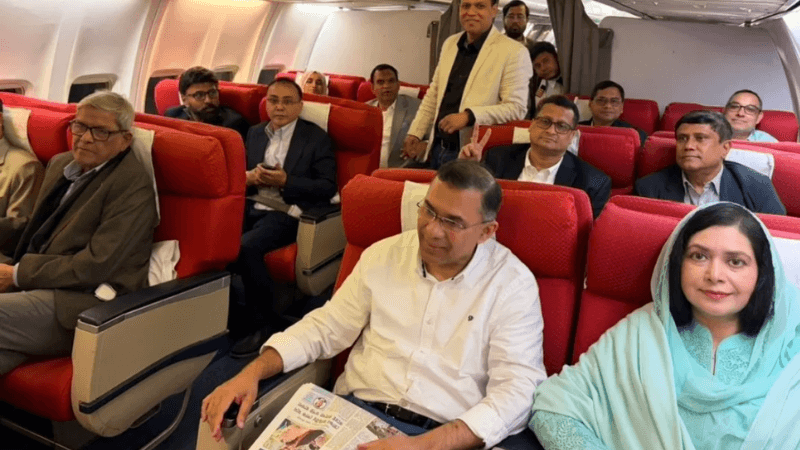 Tarique Rahman departs for Sylhet to kick off election campaign