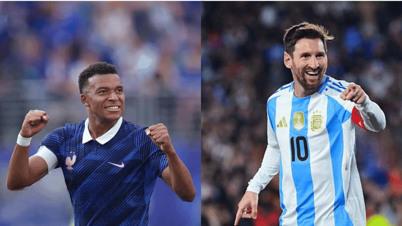 Mbappe draws Level with Messi in Golden Boot race