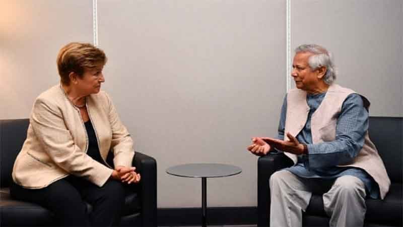 IMF chief offers support for Bangladesh