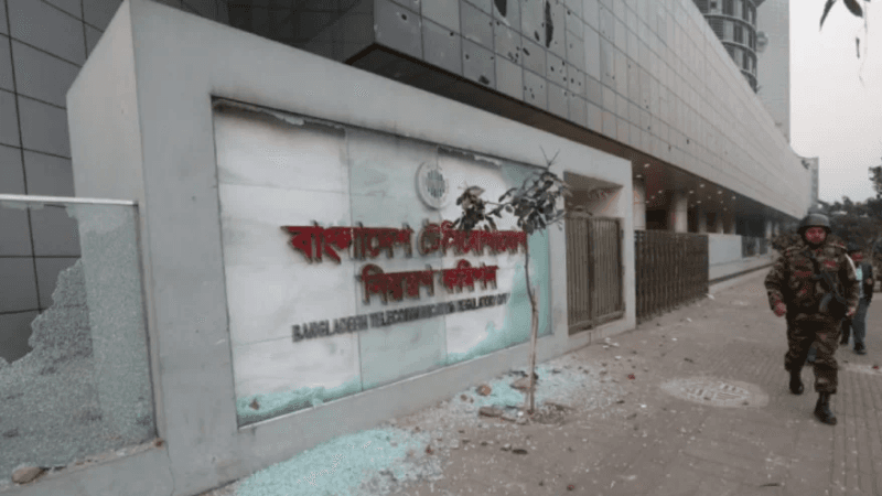 45 sent to jail in case over vandalism at BTRC building