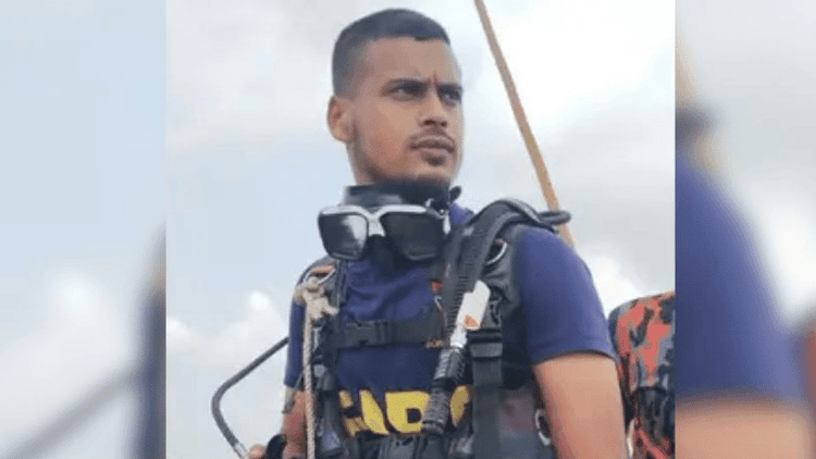Fire Service diver missing after falling from speedboat in Shitalakshya