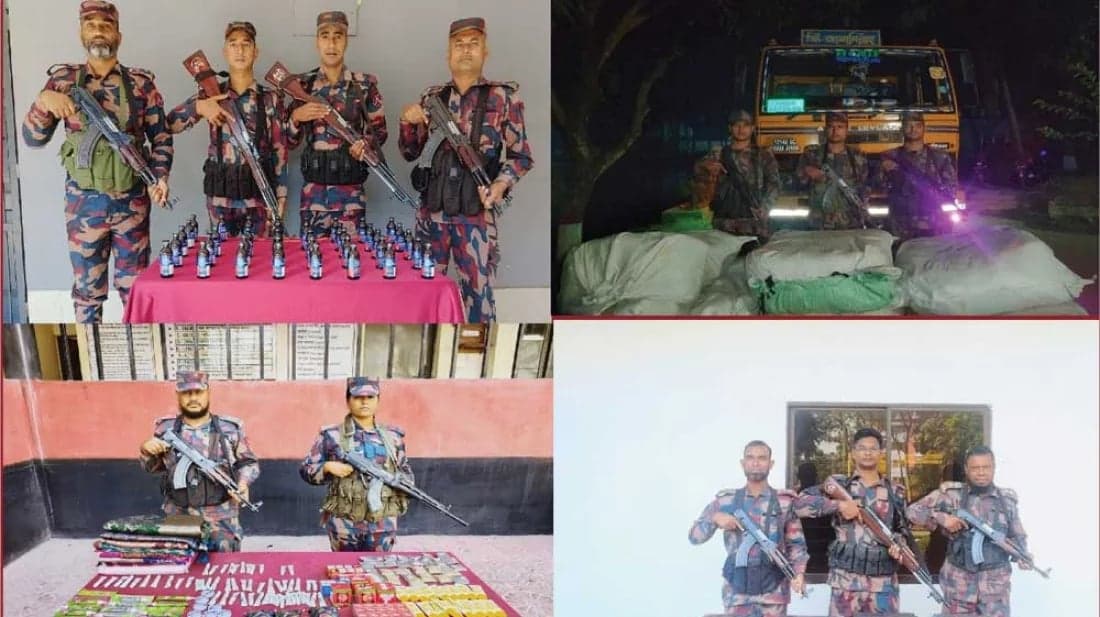 BGB seizes smuggled goods worth Tk 1.5cr in Benapole