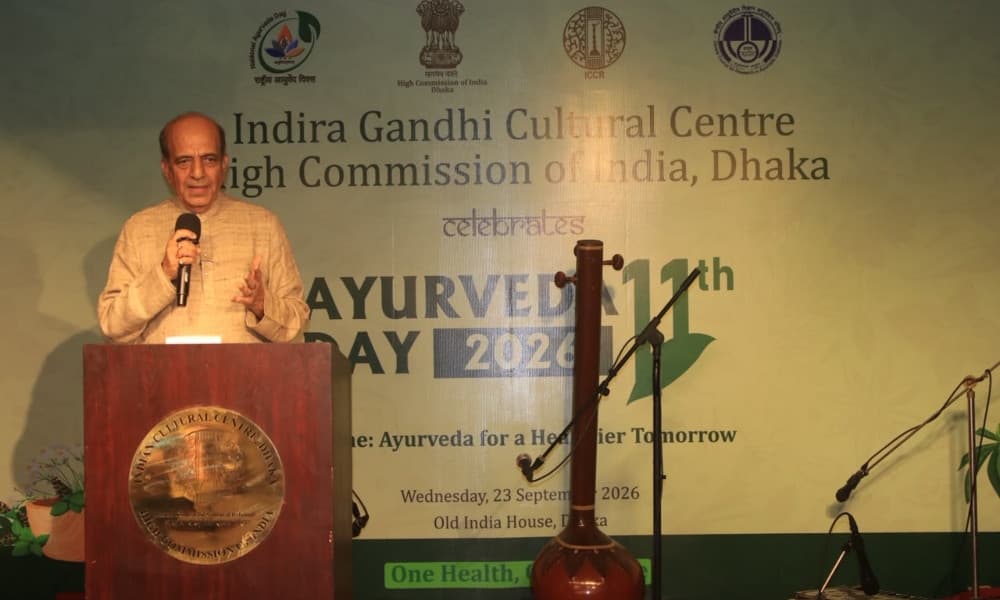 India envoy proposes joint Bangladesh-India Ayurveda research centre