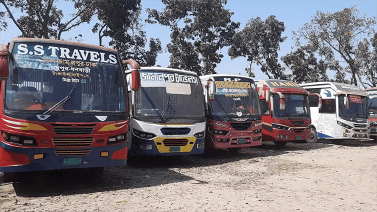 Dhaka-Jamalpur bus services suspended over attacks on vehicles, staff