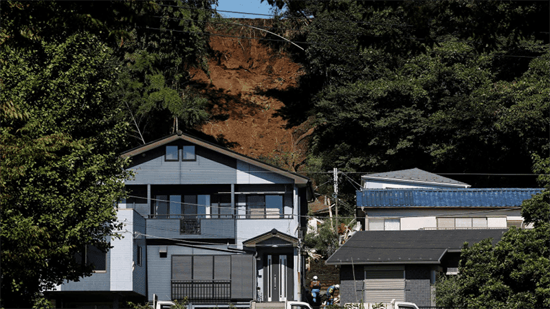 4 killed, 6 missing in landslides triggered by typhoon in Japan