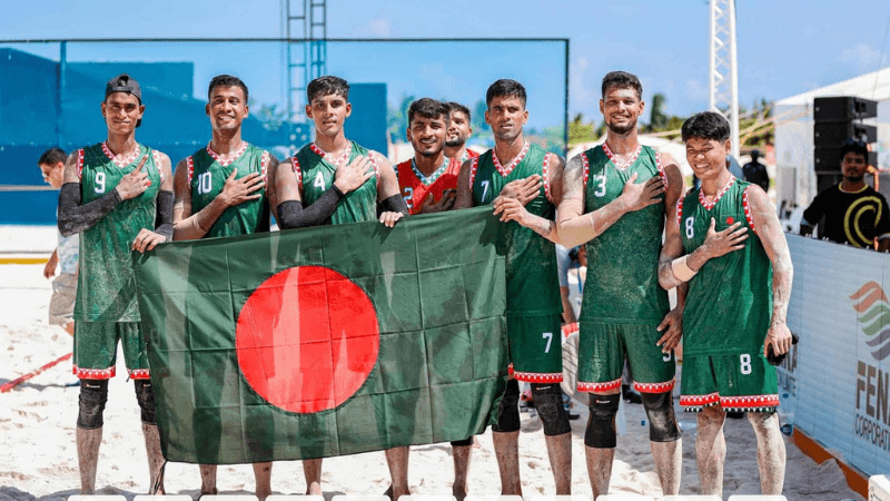 Bangladesh beats India at Commonwealth Beach Handball Championship