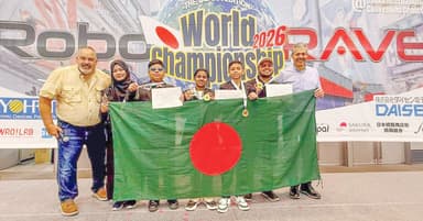 Bangladesh's team Atlas wins global robotics title in Japan