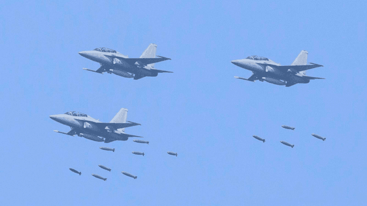 50 Israeli fighter jets rain hellfire on Tehran bunkers