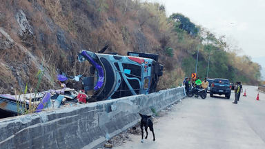 থাইল্যান্ডে বাস খাদে পড়ে নিহত ১৮