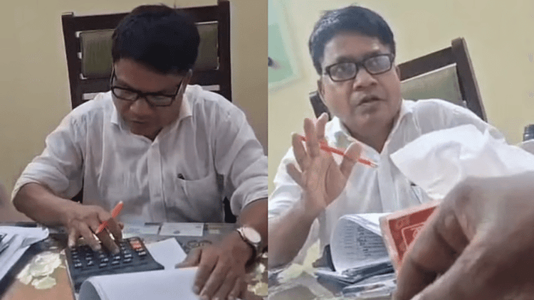 Video of government official calculating bribes on calculator goes viral
